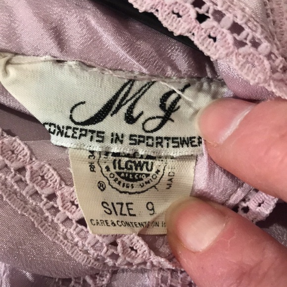 Vintage button up blouse top - Picture 6 of 6